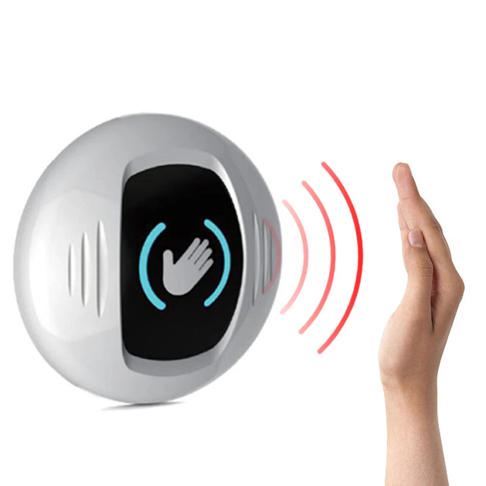 Circular Hand Wave No Touch Sensor Switch with Microwave detector Contactless Infrared Exit Button for Access Control System Vue