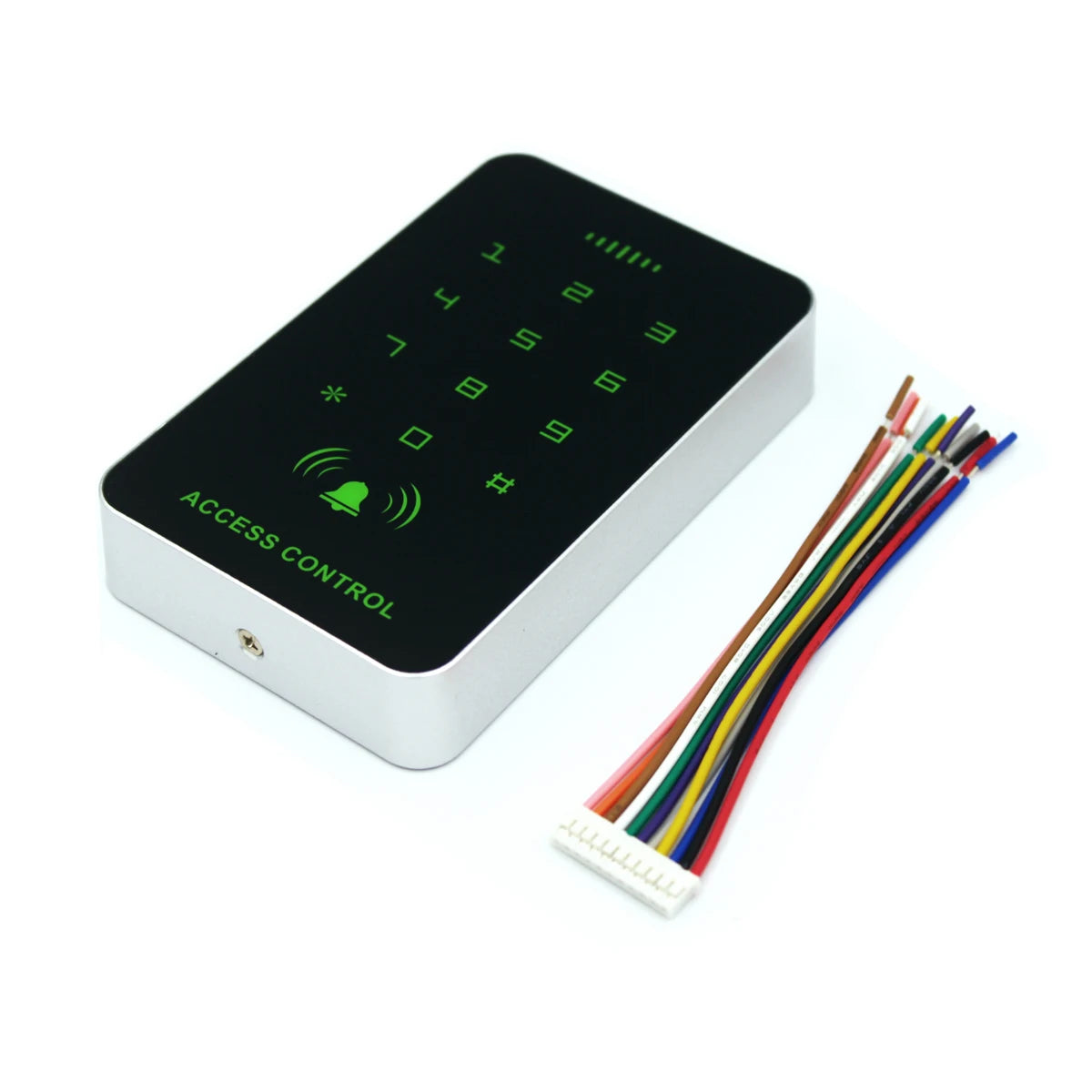 Backlight 1000 User Touch 125khz RFID Proximity Card Keypad Access Control reader Door Lock System electric lock gate opener Vue