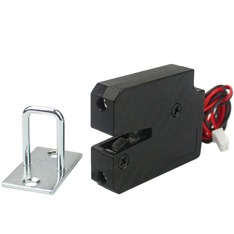 Small cabinet lock DC3v plastic alloy wire electric lock mini electronic lock mailbox door lock drawer furniture lock Vue