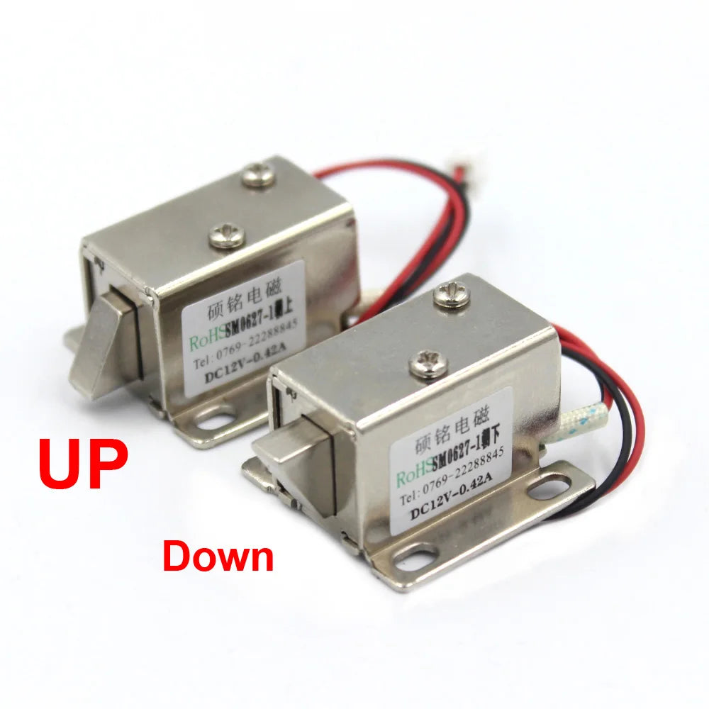 DC subminiature electric control lock DC6V / 12V Lockers electromagnetic lock Vue