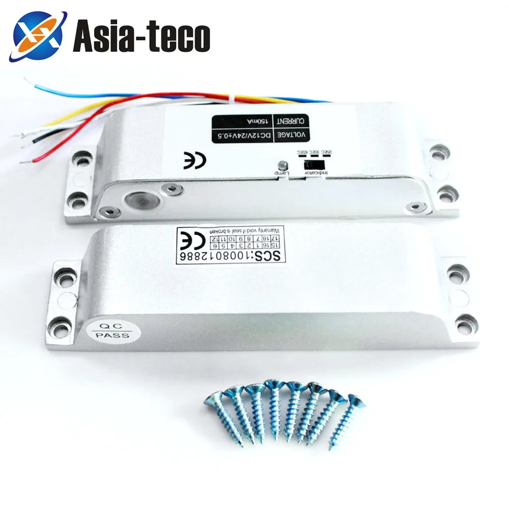 Electric Mortise Lock DC 12V Fail Safe Electronic Drop Bolt Lock For Door Access Control Security Lock Time Delay Vue