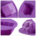 6-Cavity Silicone Christmas Gingerbread House Cake Mold Chocolate Mold for Baking Tools Vue Default Title