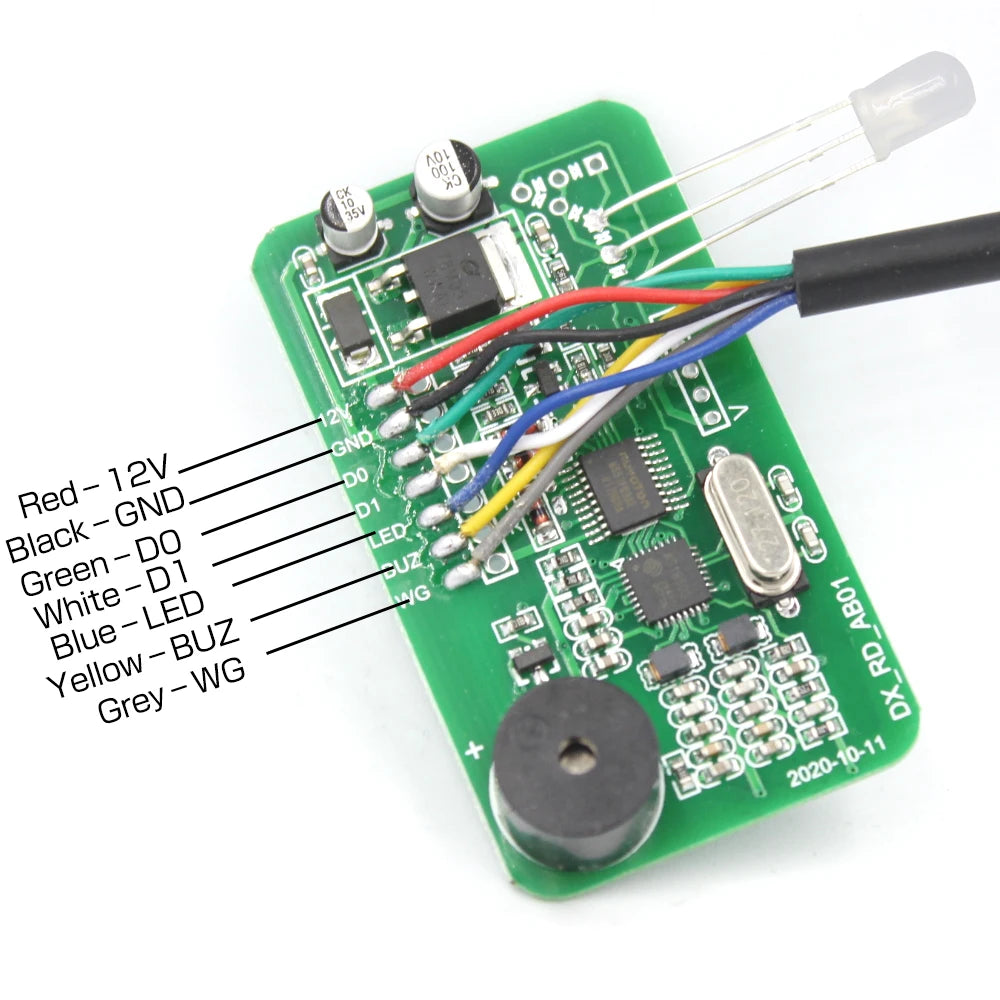 Dual Frequency 13.56MHz Card Reader Chip Module ID IC for Access Control System DC 5V Spare Part Access Control Reader Vue