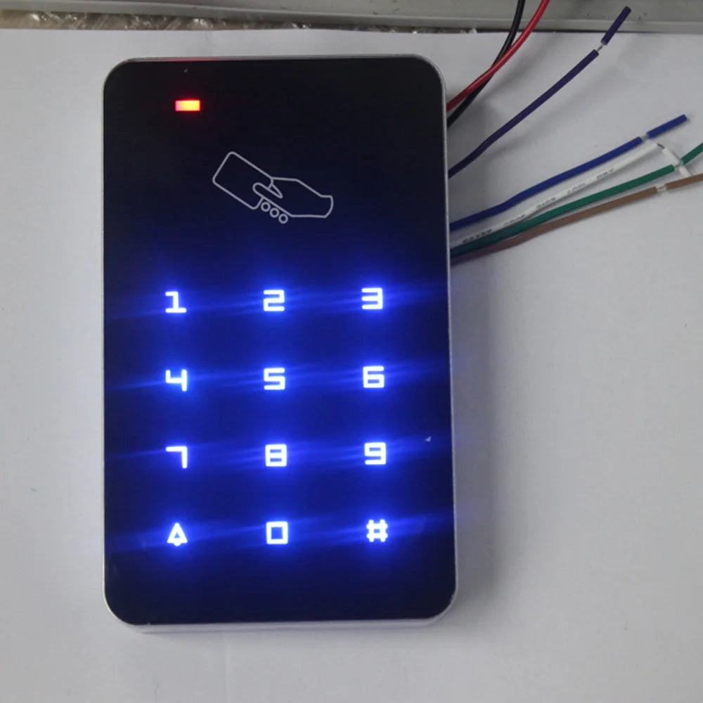 Standalone Access Controller 125Khz RFID Access Control Keypad digital panel Touch Screen Backlight Card Reader Door Lock System Vue