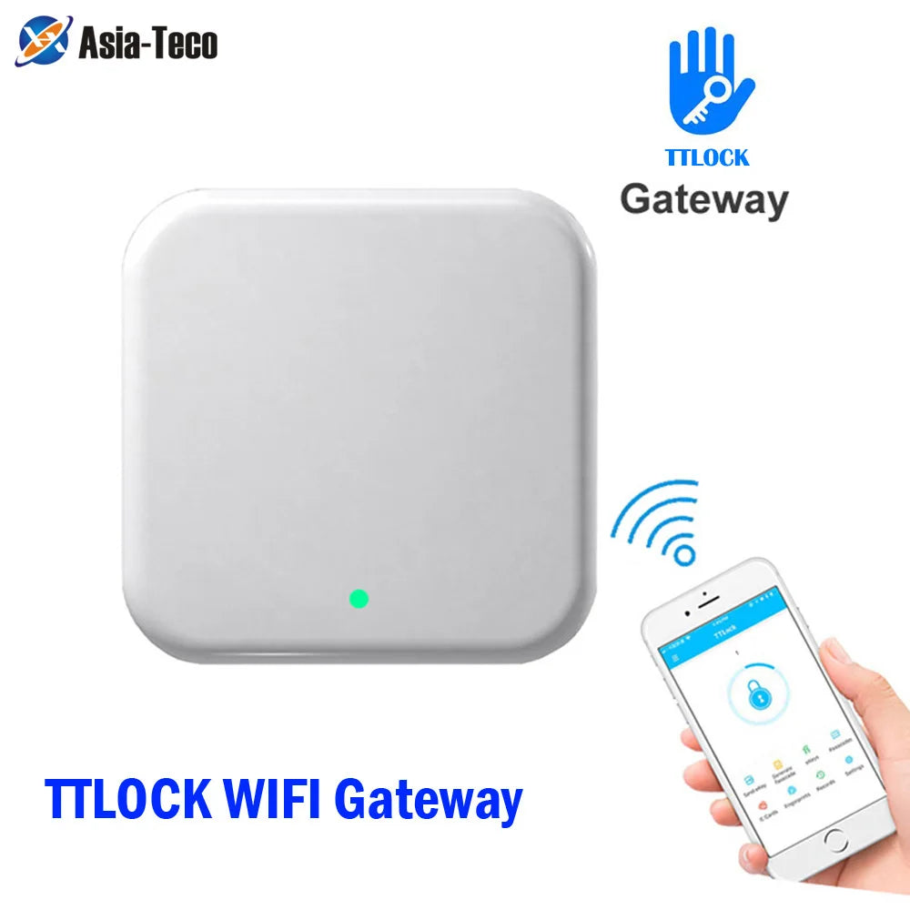 G2 Bluetooth to Wifi Gateway Fingerprint Lock Password Smart Door Lock Home Bridge App Control Electric Smart Lock Ttlock Hub Vue Default Title