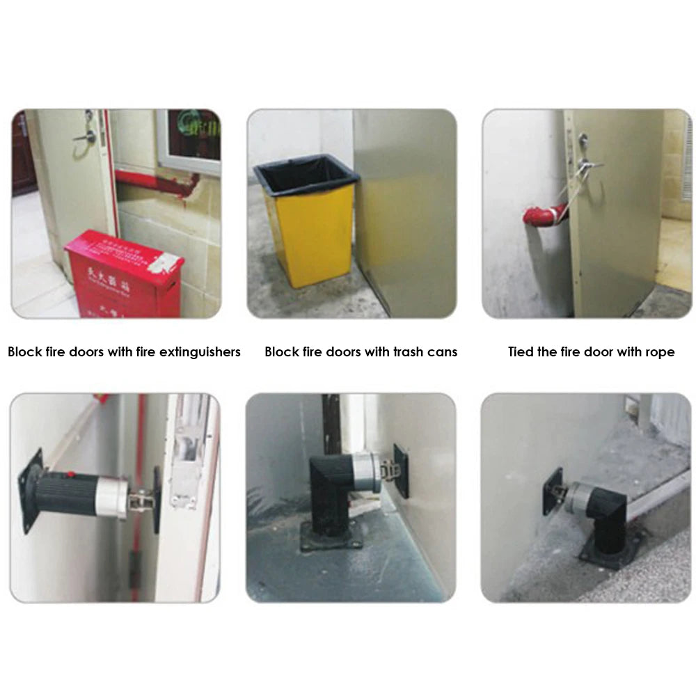 Extended Wall Mount Door Holder Fire Doors Electromagnetic Door Suction Magnetic Suction Electromagnetic Magnetic Lock Extended Vue