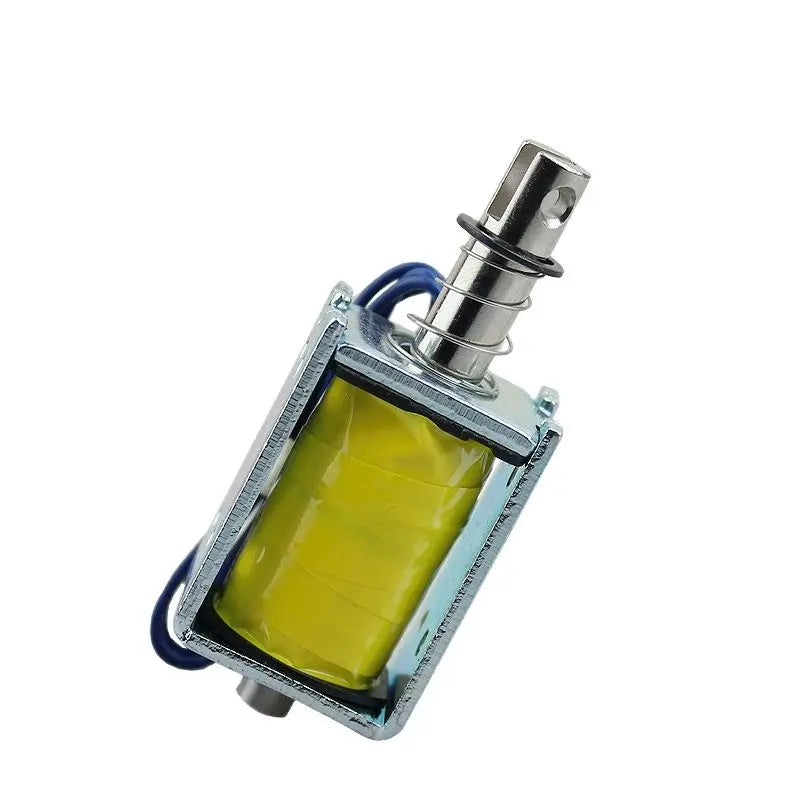 DC12v can work for a long time Electromagnet 24v solenoid push pull Electromagnet stroke 10mm open frame solenoid coil Vue 24V