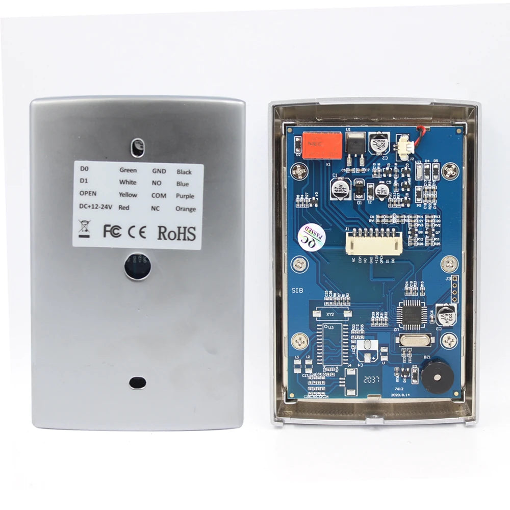 RFID Metal Access Control EM Card Reader Keypad W/ 2000 Users 125KHz Card Reader Keypad Key Fobs Door Access Vue