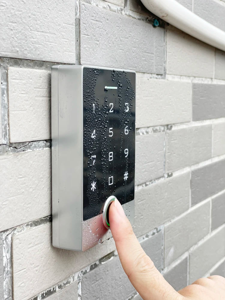 WiFi Tuya App Door Opener Waterproof Fingerprint Access Control System Standalone Keypad RFID Card Access Controller Vue