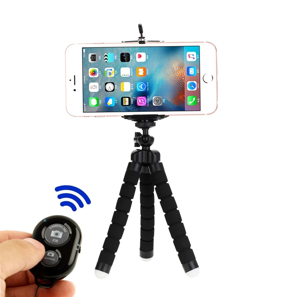 Tripods Tripod For Phone Mobile Camera Holder Clip Smartphone Monopod Tripe Stand Octopus Mini Tripod Stativ For Phone Vue