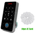 13.56Mhz Rfid Card Keypad Waterproof Tuya APP Door Lock Door Access Control System Bluetooth Keypad Door Entry Access Controller Vue SF2 and 10 card