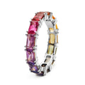 Huitan Cubic Zirconia Statement Ring for Women | Sizes 5–14 Fashion Ring Vue F1160 9
