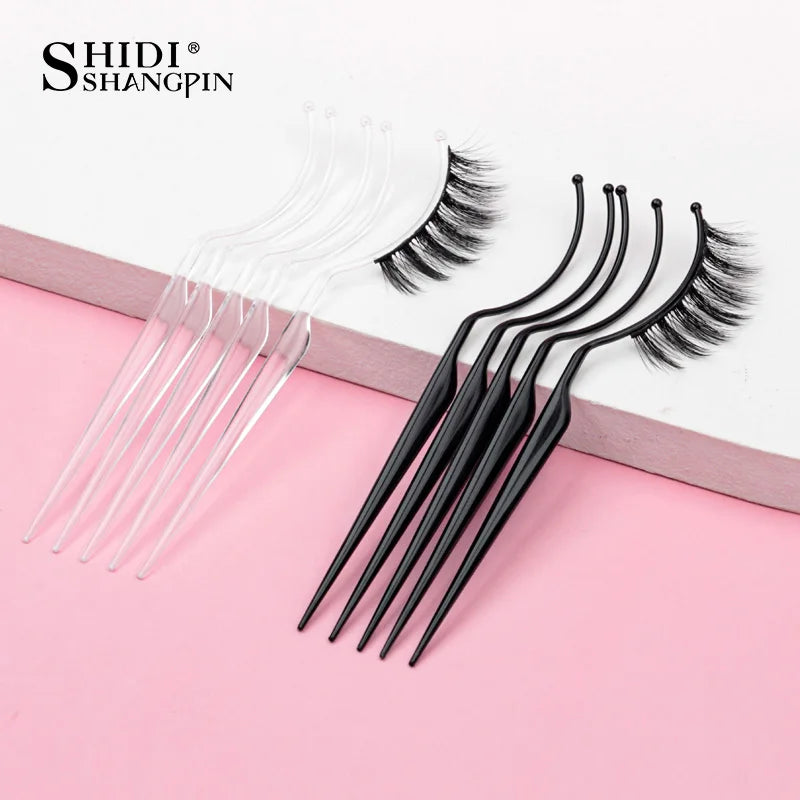 2/5/10 Pcs False Eyelash Extension Style Display Board Grafting Eyelash Try on Effect Exhibit Auxiliary Fake Lashes Holder Tools Vue