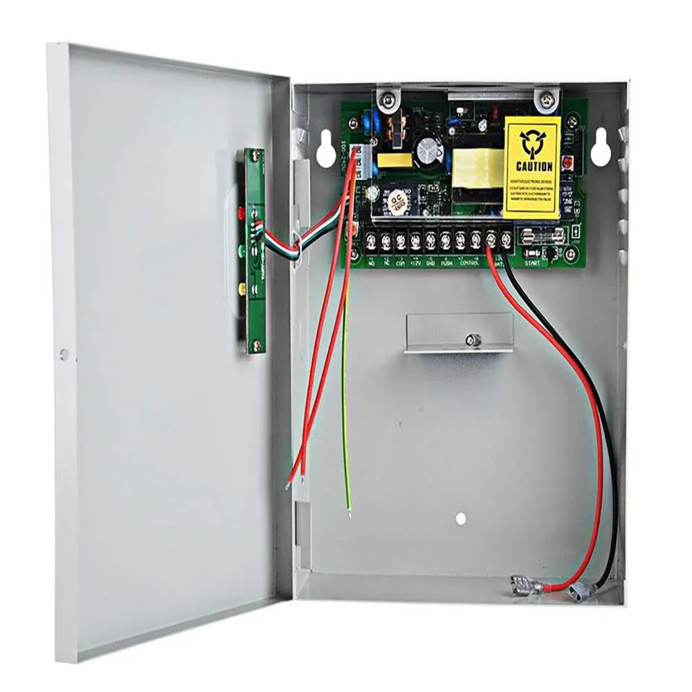 Door Access Control System Switch, Power Supply, Time Delay, Max 15 Second Frequency, DC 12V, 5A, 50W, AC 110 ~ 240V Vue
