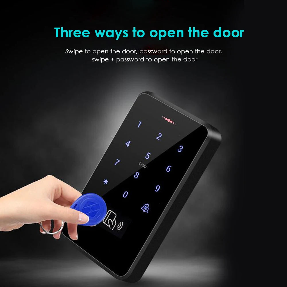 Waterproof 125KHZ Door Access Control System Kit RFID Touch Keypad Electric Magnetic Lock WG 26/34 3000 user with Access Power Vue