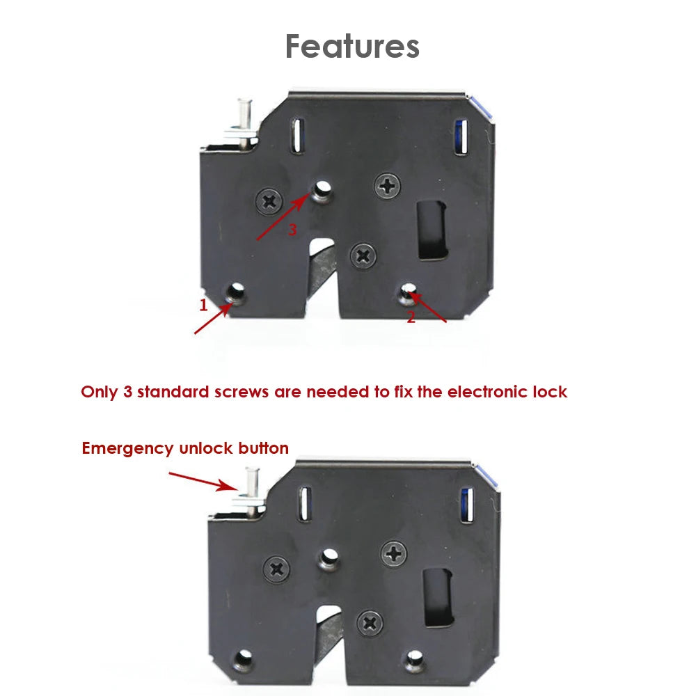 Smart electric Lock Sauna cabinet Lock picks latch fail secure for express cabinet cupboard case door DC 12V 2A Vue