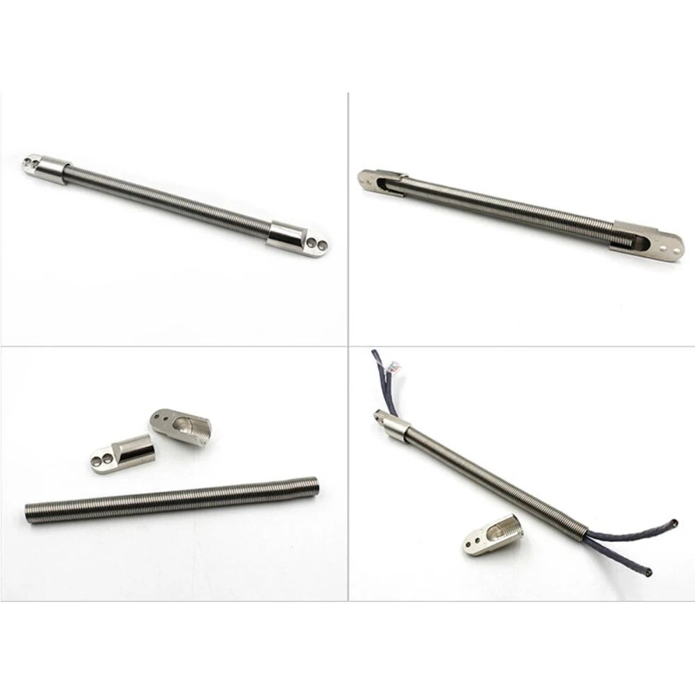 Stainless Steel Door Loop Embedded Metal Cable Protector Wire diameter Door access control wire Vue