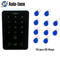 Digital Keypad Access Control System, Door Lock Controller, RFID Proximity Card Reader, No Backlight, 125kHz Vue AC and 10 Key