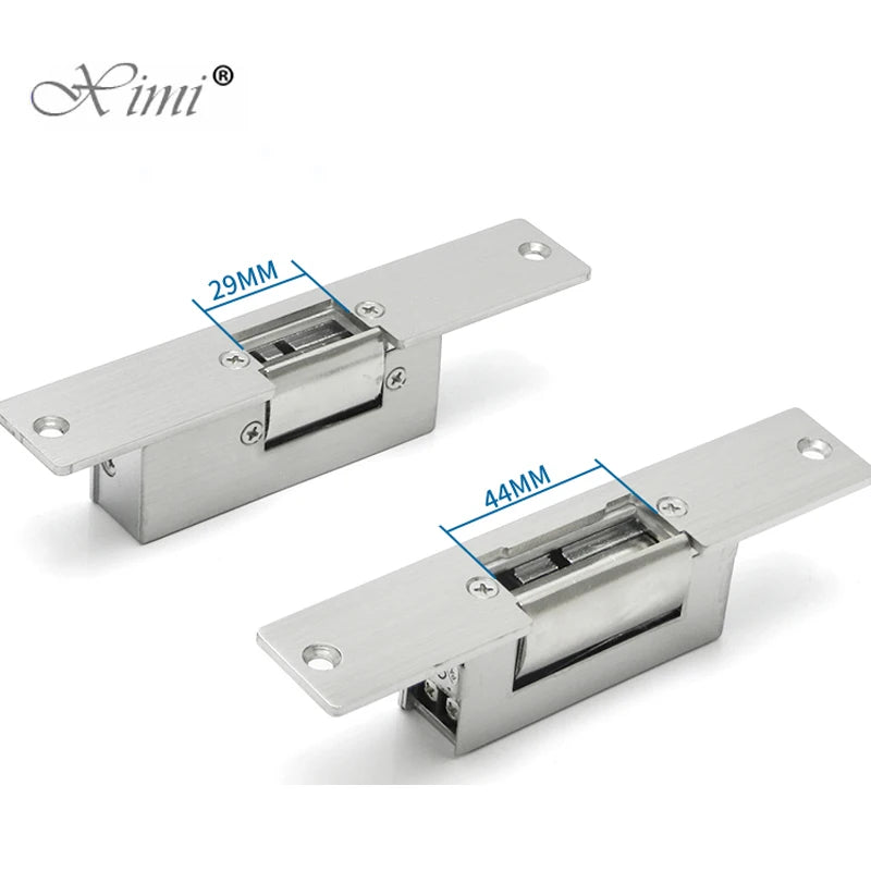 Electric Strike Door Lock Electronic For Access Control System New Fail Secure Stainless Door 12V DC Fail-Secure NO NC Lock Vue