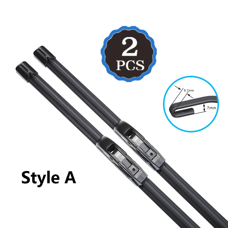 Car Wiper Blades for BMW X3 E83 2004 2005 2006 2007 2008 2009 2010 Front Windscreen Windscreen Wipers Car Accessories Stickers Vue Style A