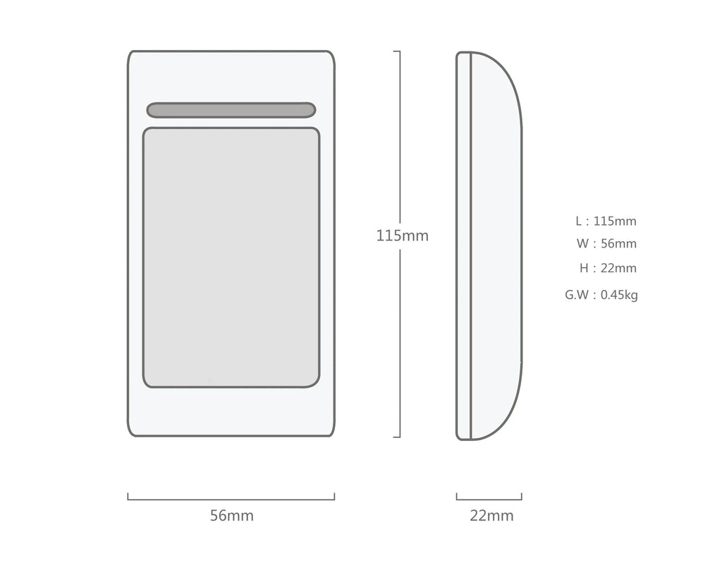 Plastic Standalone Proximity Card Access Controller Weigand 26 Waterproof IP68 125KHZ RFID Access Control System for 10000 Users Vue