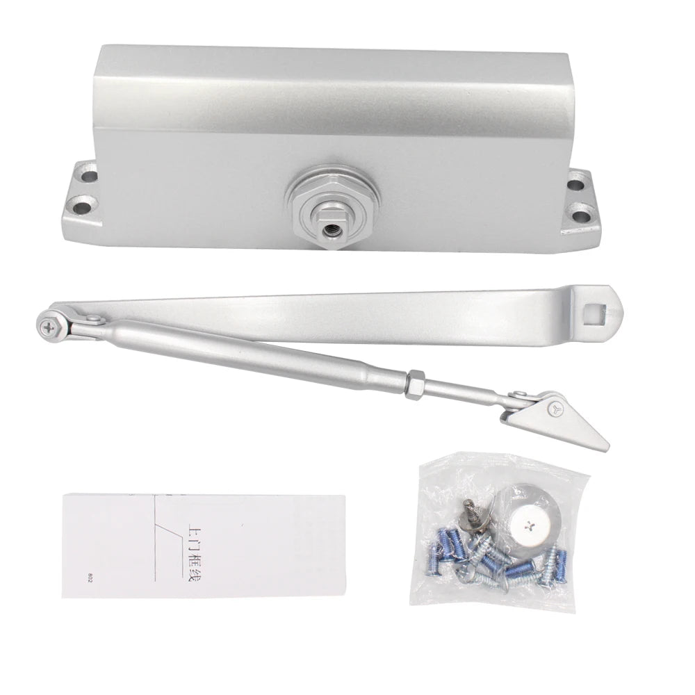 Hydraulic Buffer Automatic Door Closer 45KG to 85KG Mute Closing Door Hardware Adjustable Speed Door Closing Equipment Vue