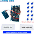 13.56Mhz IC MF Embedded Access Control module Proximity Access Control System Board Building intercom module 15000 user Vue 13.56Mhz IC Version