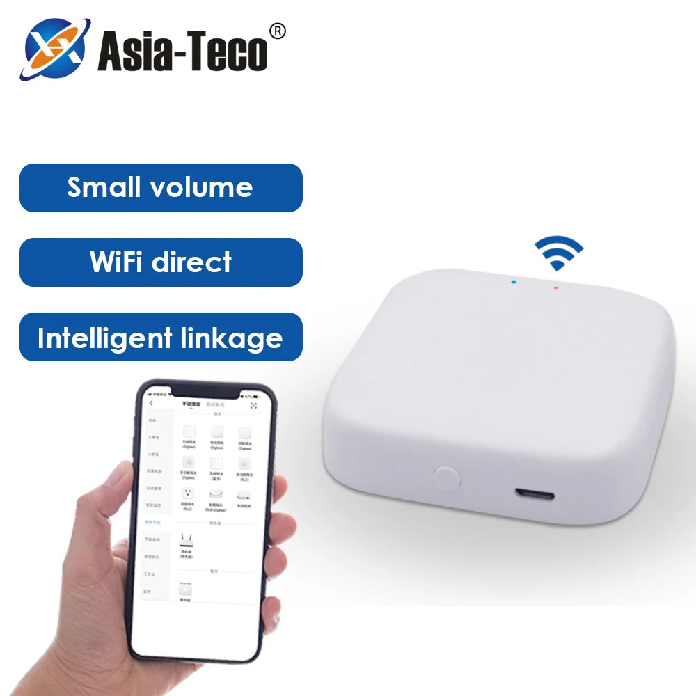 Tuya Smart Life APP 3.0 & WiFi Gateway with Bluetooth 5.2, Alexa/Google Home Hub Compatible for Access Control System Vue