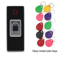 F6 RFID EM Standalone Access Control System Waterproof IP66 125Khz Fingerprint Reader 500 Users 200 Stored Fingerprints Vue F6 and10 color Key