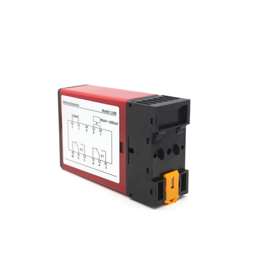 AC220V Ground Sensors Single Channel Traffic Vehicle Loop Detector for Intelligent for Entrance Exit Car Parking Traffic Control Vue