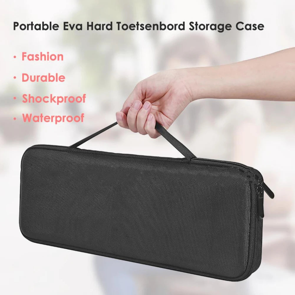 Keyboard Bag For Logitech MX Keys Waterproof EVA Hard Shell Wireless Bluetooth Mechanical Gaming Keyboard Storage Box Vue Default Title