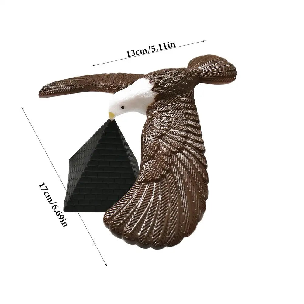Balancing Eagle Bird Toy, Physics Gravity Science Desk Decor, Anti-Stress Finger Balance Game, Educational Gift for Kids Adults Vue A