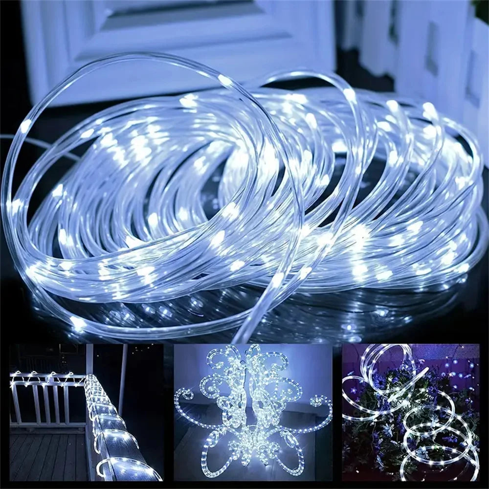 1PC LED 8-mode USB tube light,commercial street light with remote control,used for tree,party,decorative atmosphere lights ﻿ Vue