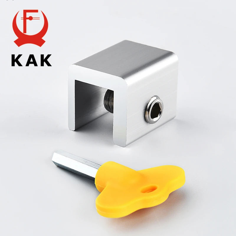 KAK Adjustable Window Lock Stopper Safety Locks for Kids and Pets Anti-theft Door Lock Non Punch Sliding Window Lock Hardware Vue