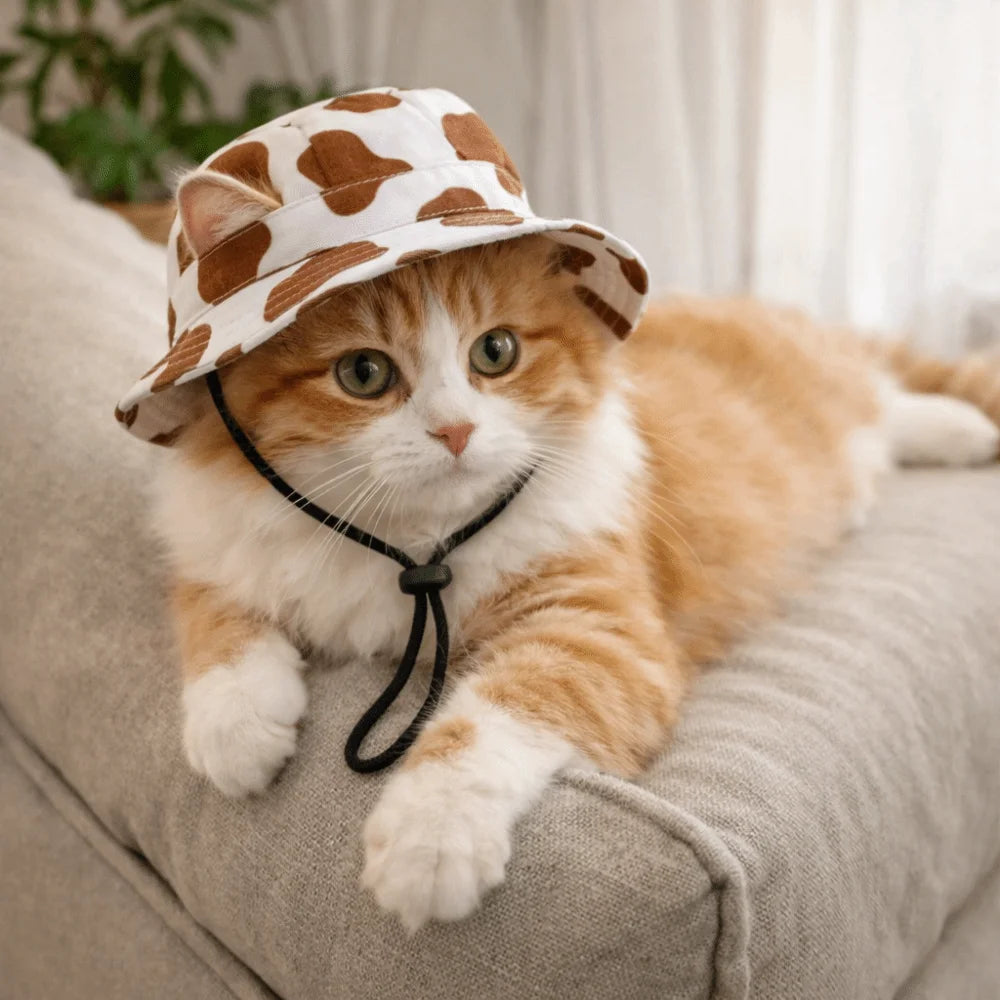 Cute Adjustable Dog Fisherman Hat Ear Exposed Comfortable Pet Sun Hat Breathable Pet Baseball Cap Photography Vue