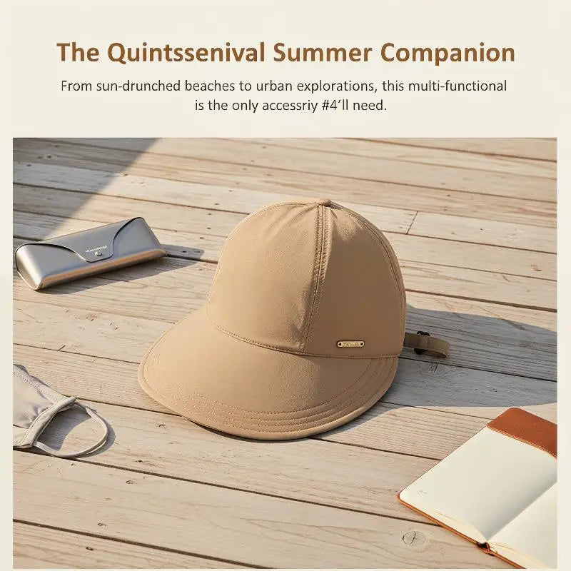 Women's Wide-Brimmed Sun Hat Quick-Drying Waterproof Can Be Worn Over A Face Mask Or Under A Helmet Vue