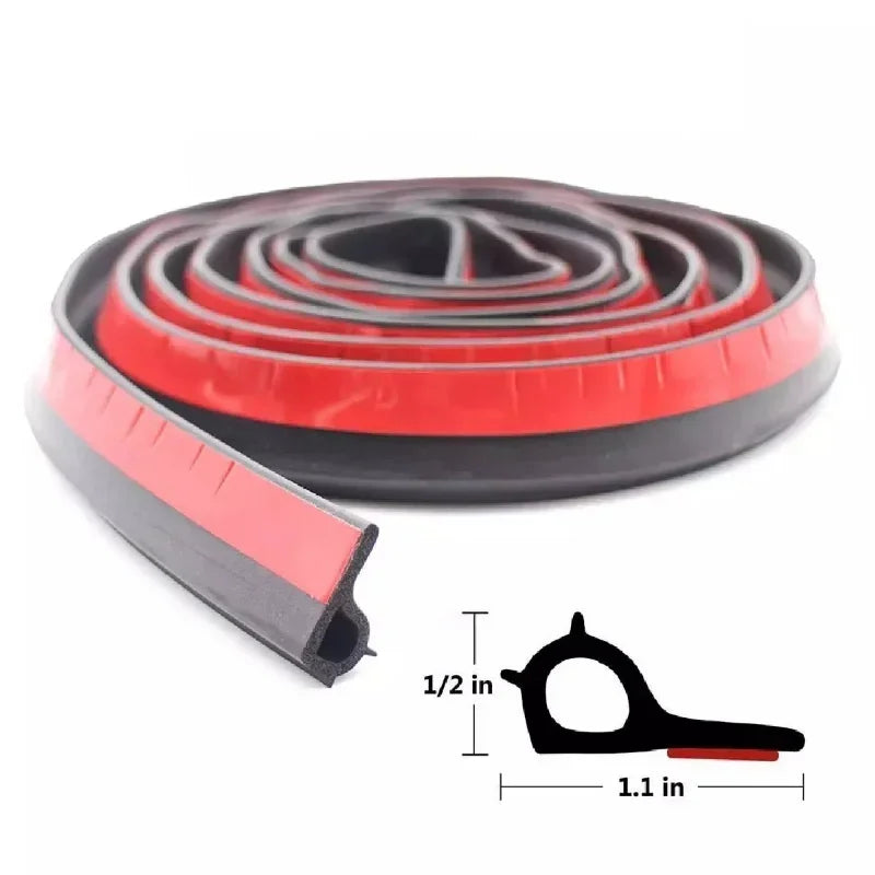 3/5m Universal Tail Door Sealing Strip Weather Stripping Sound Insulation Strip for Pickup Truck Vue
