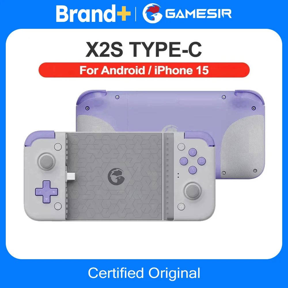 GameSir X2s Mobile Gamepad Android Phone Game Controller for Cloud Gaming Xbox Game Pass STADIA xCloud Hall Effect Joystick Vue