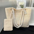 Fashion Large Capacity Straw Tote Bag Designer Women Handbags