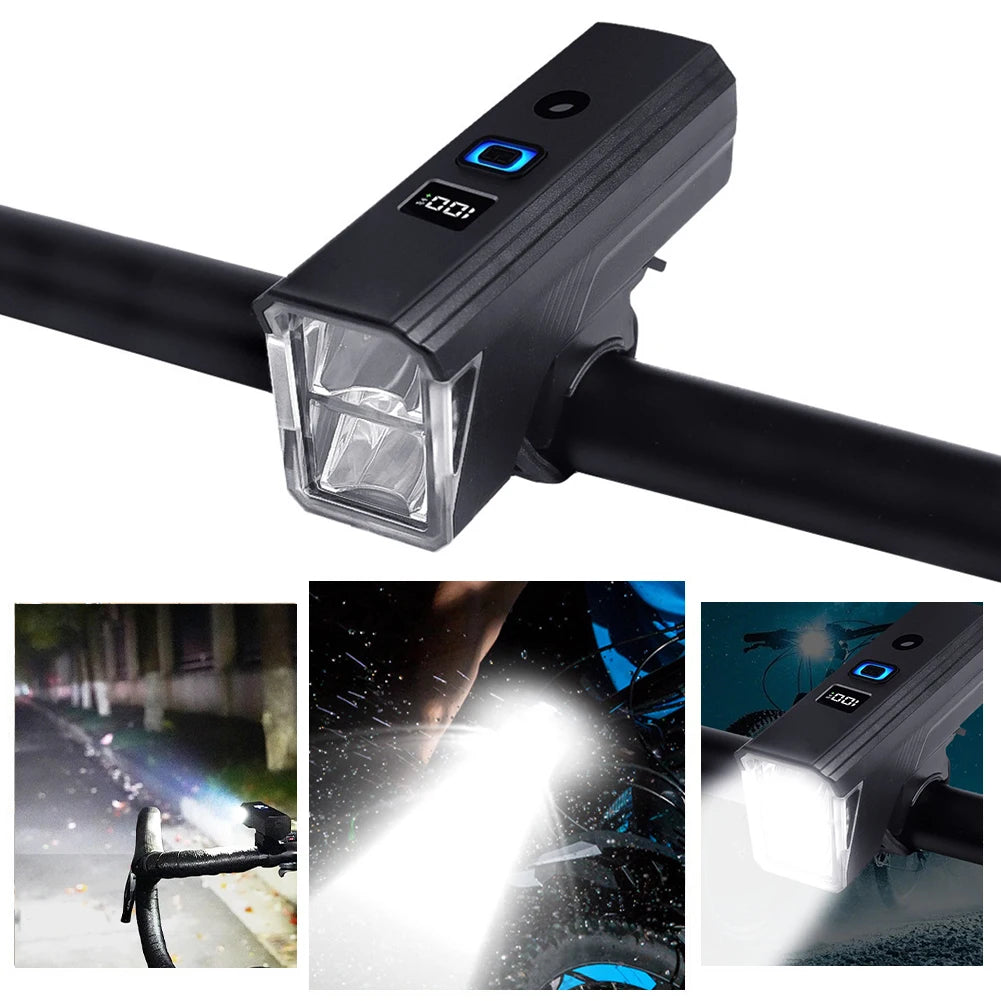 USB Rechargeable MTB & Road Bike LED Headlight – 2000 Lm Bicycle Headlight Vue