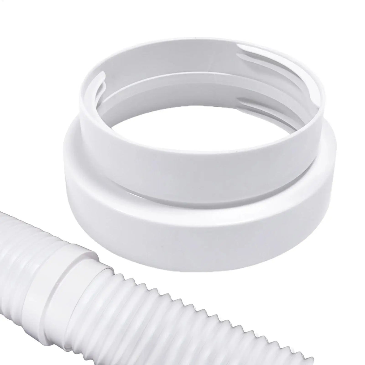 Universal AC Hose Connector, Air Conditioner Adapter Fits 13/15cm Pipes, Portable Exhaust Coupler for Window Unit Home Indoor Vue