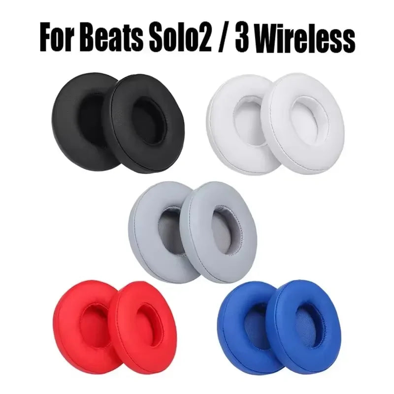 solo3 Replacement Ear pads for Beats Solo 2 & 3 by Wicked Cushions EarPads for Beats Solo3 Wireless ON-Ear Headphones Vue