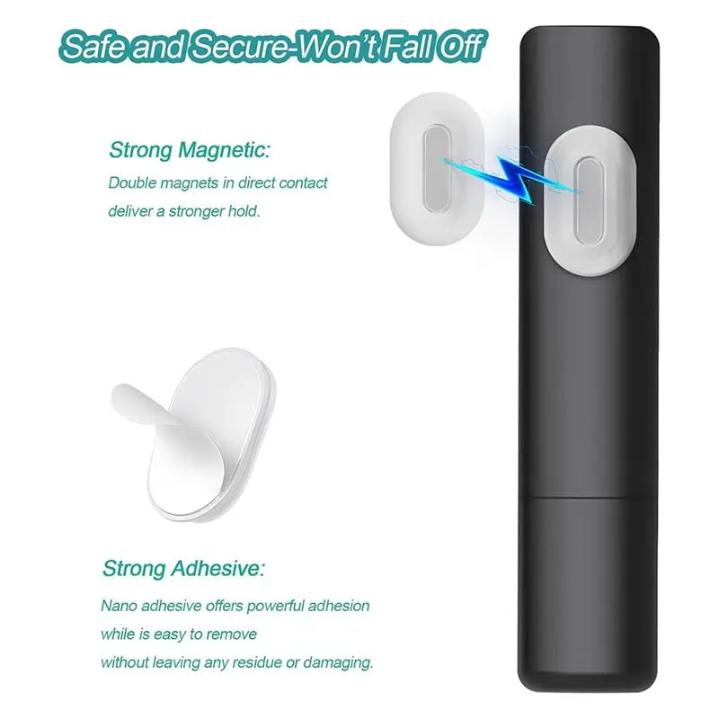Hot-Wall Mount Remote Control Holder 5-Pack, Magnetic Silicone Remote Organizer For TV, Ceiling Fan, Air Conditioner Vue