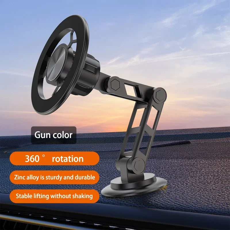 Universal 360° Rotation Magnetic Car Phone Holder Instrument desk support in Car For iPhone 17 16 15 14 13 12 Pro Max Samsung Vue