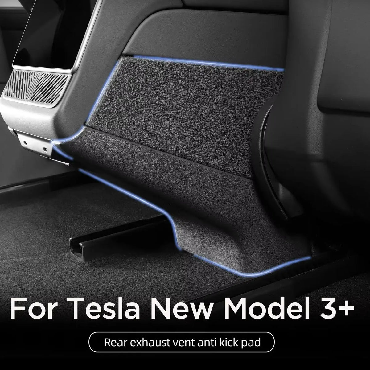 for Tesla Model 3 Highland 2024 Air Outlet Anti Kick Pad Both Side Protection Patch Anti-dirty Cover Car Accessories Vue