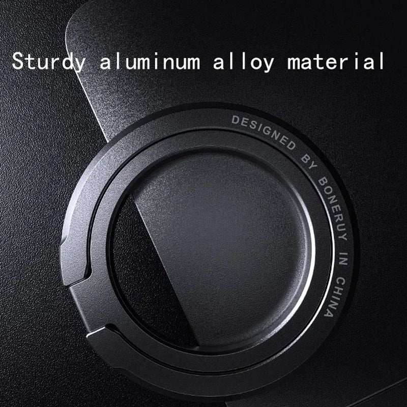 Magnetic Cell Phone Ring Holder Mobile Phone Bracket Removable Cell Phone Kickstand for MagSafe iPhone 17 16 15 Samsung Xiaomi Vue