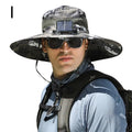Cooling Breathable Waterproof Big Hat Wide Brim Sunshade Hat Block Ultraviolet Rays Fan Outdoor Fishing Solar Charging Fan Hat Vue S3