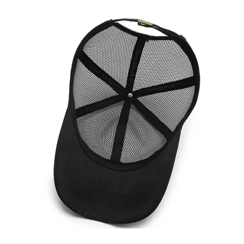 Full Mesh Trucker Baseball Cap Lightweight Quick Dry Breathable Hat