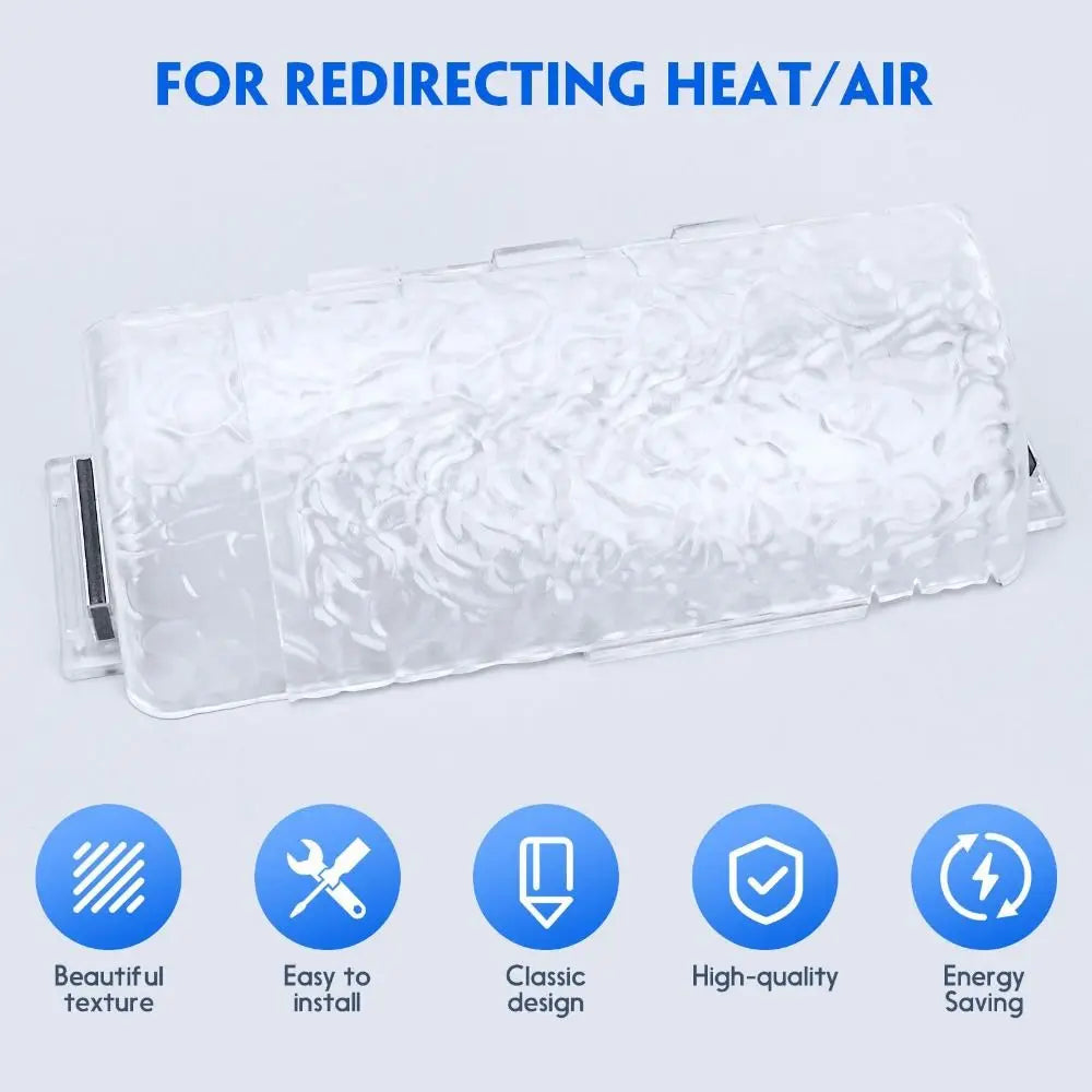 Plastic Magnetic Air Conditioner Vent Deflector Adjustable Anti-Direct Blowing Air Conditioner Deflector Retractable Vue