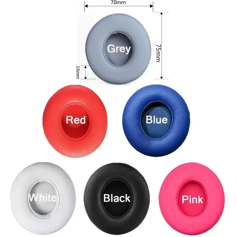 solo3 Replacement Ear pads for Beats Solo 2 & 3 by Wicked Cushions EarPads for Beats Solo3 Wireless ON-Ear Headphones Vue